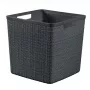 CURVER Kosz Jute Square 17L 28x28x27cm Ciemnoszary