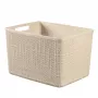 Kosz CURVER Jute L 20L 36x28x23cm Kremowy