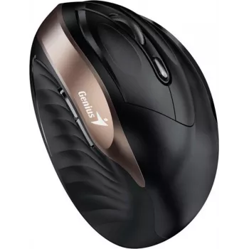 UNITEK Genius Ergo 8250S Bezprzewodowa Mysz Ergonomiczna Czarno-Złota 1600DPI