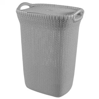 CURVER Knit 57L Kosz na pranie Jasnoszary