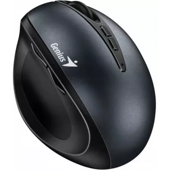 UNITEK Genius Ergo 8300S Bezprzewodowa Mysz Ergonomiczna, 1600 DPI, Czarno/Szara