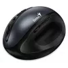 UNITEK Genius Ergo 8300S Bezprzewodowa Mysz Ergonomiczna, 1600 DPI, Czarno/Szara
