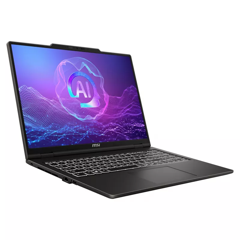 Laptop MSI VenturePro 16 A2RWFG-001FR, 16 cali 2K OLED 120Hz, Intel Core 7 240H, 16GB DDR5, 512GB SSD, GeForce RTX 5060 8GB, Windows 11 Home, francuska klawiatura AZERTY