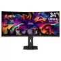 MSI 34-calowy monitor gamingowy QD-OLED UWQHD 280Hz Curved (9S6-3DE39T-003)