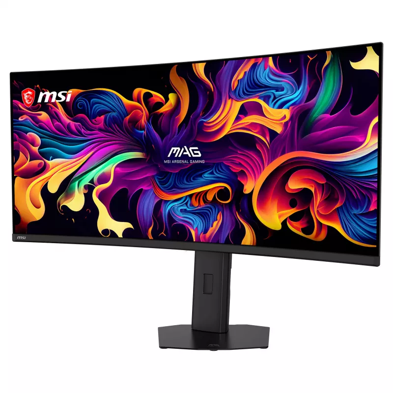 MSI 34-calowy monitor gamingowy QD-OLED UWQHD 280Hz Curved (9S6-3DE39T-003)