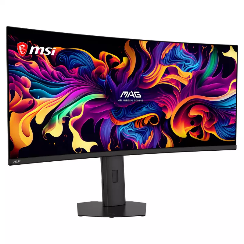 MSI 34-calowy monitor gamingowy QD-OLED UWQHD 280Hz Curved (9S6-3DE39T-003)