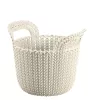 CURVER Kosz Knit XS Okrągły 3L Biały 23x19x19cm
