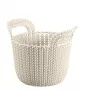 CURVER Kosz Knit XS Okrągły 3L Biały 23x19x19cm