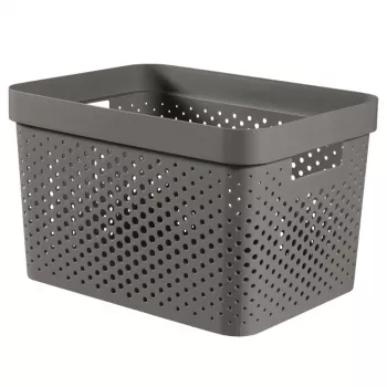 CURVER Infinity Recycled Box 17L 36x27x22cm Ciemnoszary