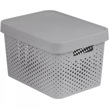 Curver Infinity Recycled 17L Pojemnik do przechowywania 36x27x22cm Szary