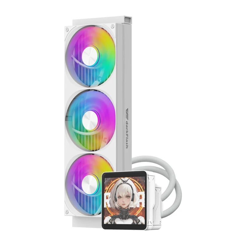 DarkFlash DV360S MAX White 360mm ARGB AIO chłodzenie wodne CPU