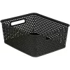 Kosz do przechowywania Curver Your Style M 35x30x13 cm Ciemny brąz Składany Możliwość układania w stos 13,7L