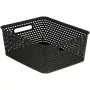 Kosz do przechowywania Curver Your Style M 35x30x13 cm Ciemny brąz Składany Możliwość układania w stos 13,7L