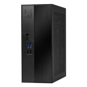 ASRock DeskSlim X600 Barebone Mini PC, gniazdo AMD AM5, DDR5 SO-DIMM, PCIe Gen5 M.2, 2.5GbE, bez RAM/dysku/systemu, czarny