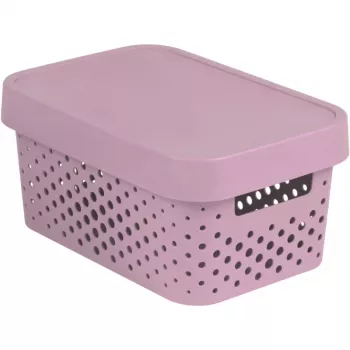 CURVER Infinity Recycled 4,5L Różowe Pudełko do Przechowywania 27x19x12cm