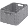 CURVER Style Pudełko do przechowywania M 38,6x28,7x17 cm Jasnoszary Efekt Rattanu 17L