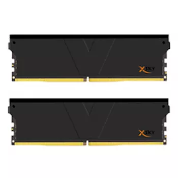 V-Color Manta XSky RGB 16GB (2x8GB) DDR5-5600 CL46 EXPO zestaw pamięci do komputera stacjonarnego, czarny
