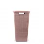CURVER Kosz na pranie Jute 58L Różowy 43x34x60cm