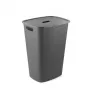 CURVER Softex Kosz na Pranie 56L Ciemnoszary 42 x 31.6 x 60 cm