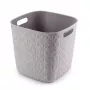 CURVER Softex Kwadratowy Kosz do Przechowywania 15L Kredowobiały 27,9x27,9x26,9cm
