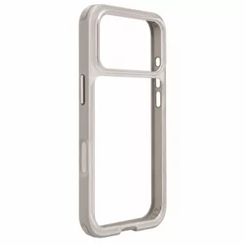 Evelatus Apple iPhone 17 Pro LiveCase Hybrydowe Etui z Podstawką PC+TPU Srebrne