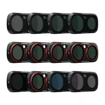 Zestaw filtrów Freewell Insta360 Luna Ultra (12 elementów) – magnetyczne filtry ND, CPL, ND/PL, UV z szybką wymianą do Insta360 X4