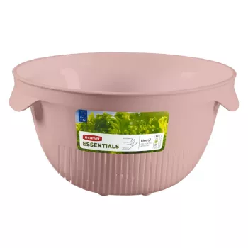 Curver Kitchen Essentials Składany durszlak silikonowy różowy