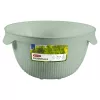 CURVER Kitchen Essentials składany durszlak zielony 24 cm silikon i nylon