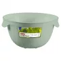 CURVER Kitchen Essentials składany durszlak zielony 24 cm silikon i nylon