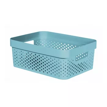 Curver Infinity Recycled 11L pudełko do przechowywania niebieskie 36x27x14cm