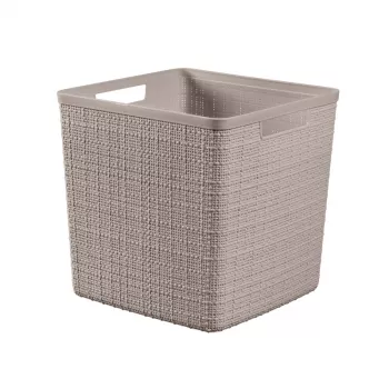 CURVER Kosz Jute Square 17L 28x28x27cm Beżowy