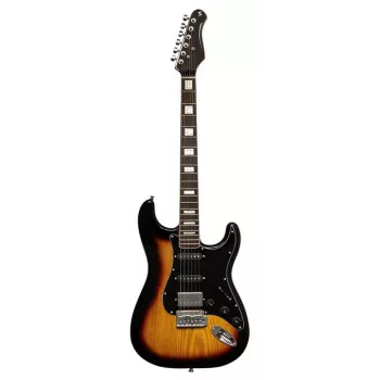 Stagg SES-60 SNB Gitara elektryczna - Sonic Blue, przetworniki SSS, korpus olcha
