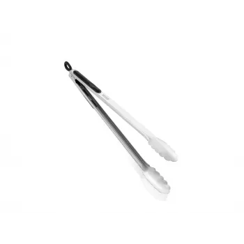 LEIFHEIT Szczypce kuchenne i do grilla 41cm ze stali nierdzewnej z mechanizmem blokującym