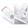 LEIFHEIT Egg Cutter Combi – 2-w-1 Krajalnica i Klinownik do Jajek, Biały