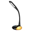 Lampa biurkowa LED Activejet AJE-VENUS RGB Czarna z podstawą RGB, 7W światło główne, 3W podstawa RGB, 400lm, 3000K/4500K/6000K, sterowanie dotykowe, elastyczne ramię