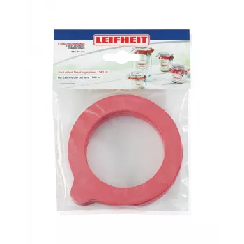 LEIFHEIT Zapasowe gumki 6 szt. 68x94 mm do słoików szczelnych 1140 ml