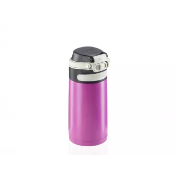 LEIFHEIT Thermos Flip 350 ml fioletowy termos próżniowy
