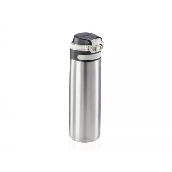 LEIFHEIT Kubek termiczny Flip 600 ml Srebrny