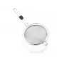 LEIFHEIT ProLine Cedzak Ø20 cm Stal Nierdzewna Sito o Drobnych Oczkach z Ergonomicznym Uchwytem, Zmywarka, Pętla do Zawieszania, Haczyk do Oparcia