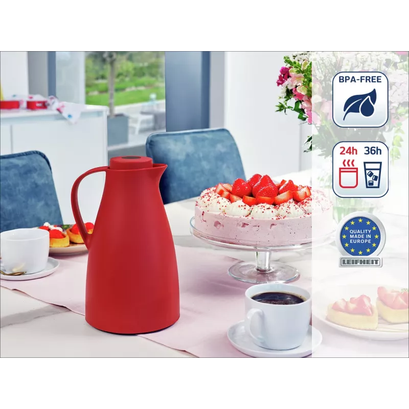 LEIFHEIT Thermos Harmonic Red próżniowy termos samochodowy 1,0 L