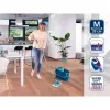 LEIFHEIT Zestaw do mycia podłóg Clean Twist M Ergo z Power Cleaner 1L, system mopa obrotowego, zielono-biały