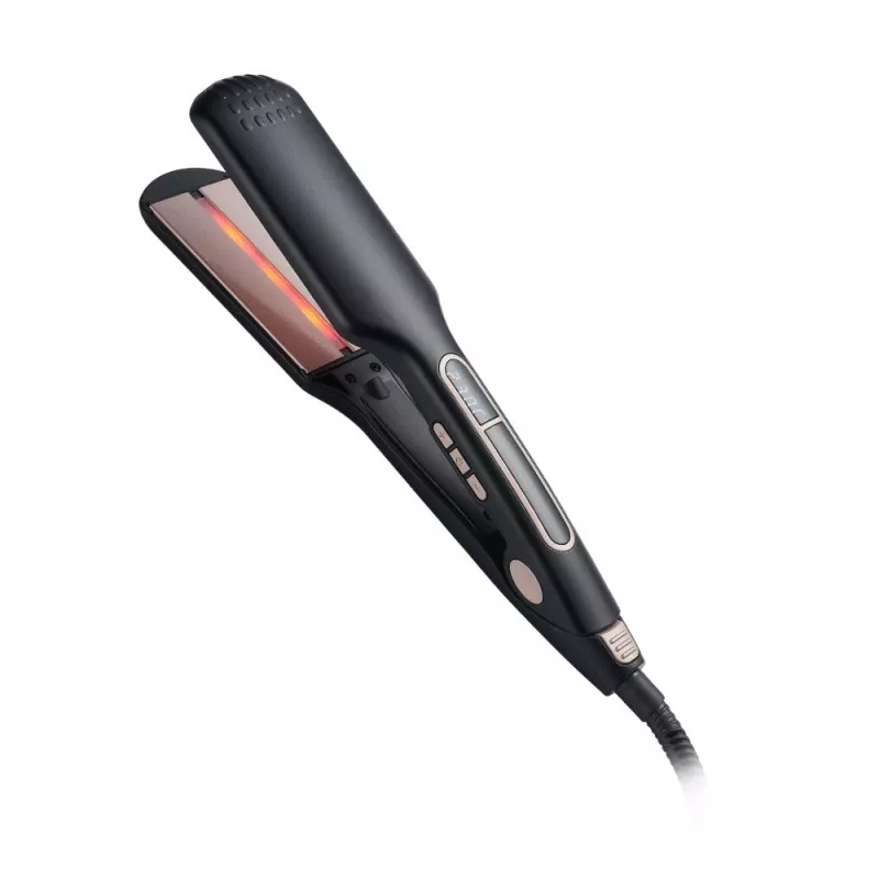 Prostownica do włosów ceramiczna StayBeauty by Extralink M-17722, 60W, regulacja temperatury, czarna
