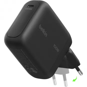 Belkin BOOSTCharge 100W USB-C GaN ładowarka sieciowa - czarny WCH025KQBK