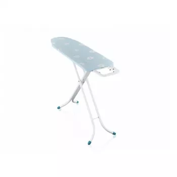 LEIFHEIT Deska do prasowania Classic M Compact 120x38cm z pokrowcem bawełnianym i stałą podstawką na żelazko