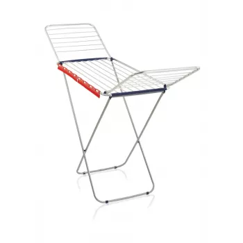 LEIFHEIT Classic Tumble Dryer Siena 200 Easy Aluminium - Suszarka na pranie skrzydłowa 20 m, srebrno-szara