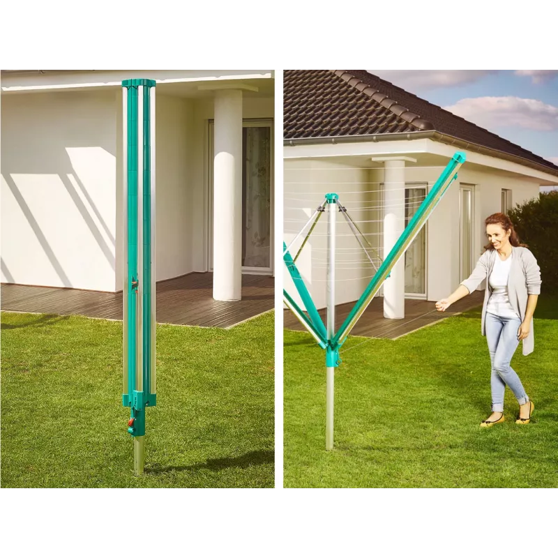LEIFHEIT Suszarka obrotowa Linomatic 600 Deluxe z pokrowcem