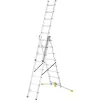 HAILO Drabina wielofunkcyjna HobbyLOT aluminiowa 2x8 + 1x9 stopni