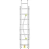 HAILO Drabina wielofunkcyjna HobbyLOT aluminiowa 2x8 + 1x9 stopni