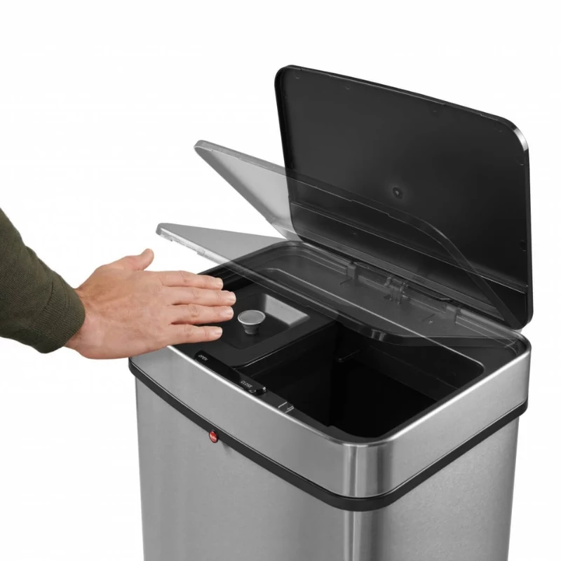 HAILO Öko Vario XL System segregacji odpadów, 2x25L, stal nierdzewna