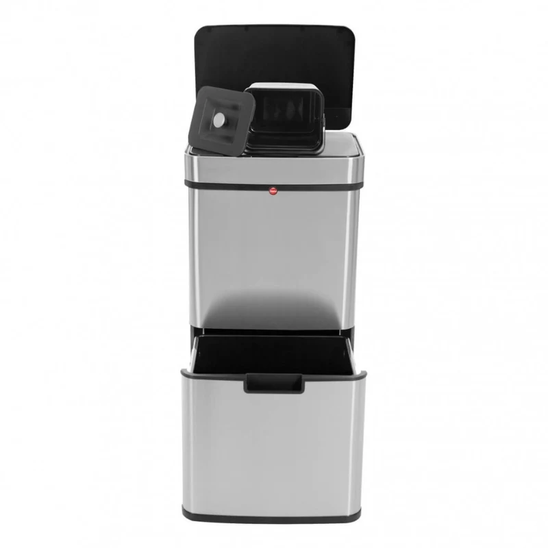 HAILO Öko Vario XL System segregacji odpadów, 2x25L, stal nierdzewna
